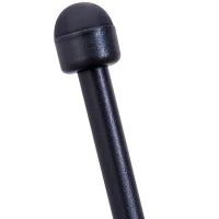 Set di 4 Sedie da Giardino Ovali in Rattan PE e Metallo in Stile Boho Chic, Grigio Chiaro