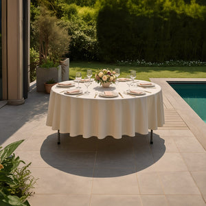 Tavolo rotondo da giardino pieghevole con diametro 160 cm