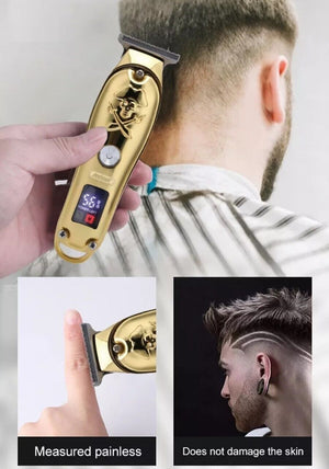 Taglia capelli Tagliacapelli Rasoio elettrico regola barba 3 pettini USB Q-TF53