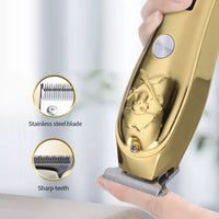 Taglia capelli Tagliacapelli Rasoio elettrico regola barba 3 pettini USB Q-TF53