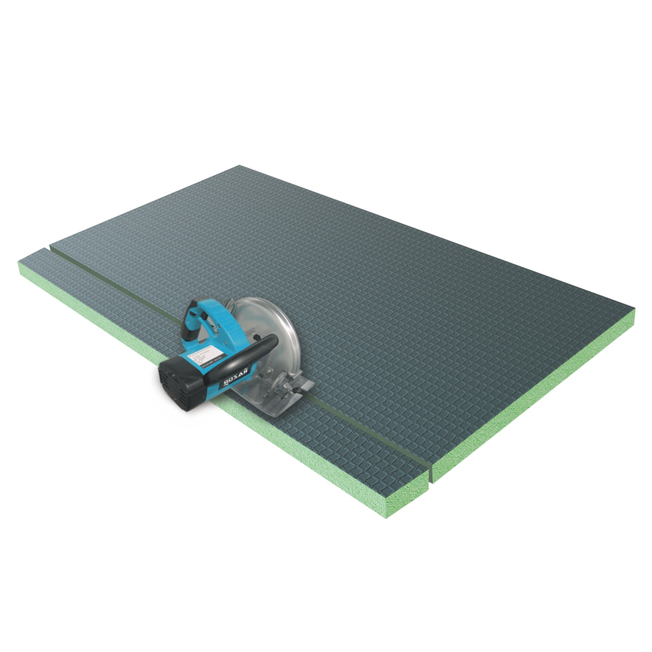 Piatto Doccia Pronto da Piastrellare in Estruso Rigida Polistirene Tagliabile Isolamento per Bagno Dimensione 80x160X4 cm Sifone Piletta e Tubo inclusi