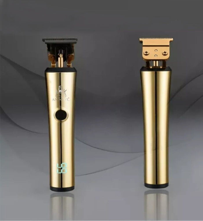 Tagliacapelli Rasoio elettrico regola barba stile vintage 6 pettini USB Q-TF202