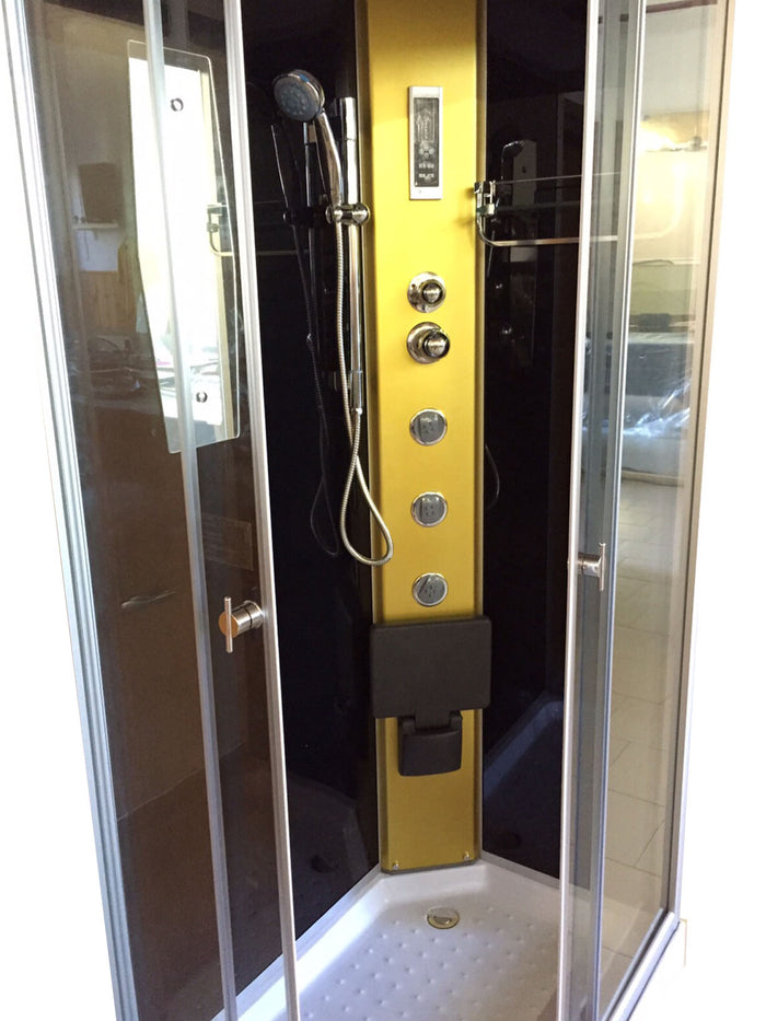 Cabina doccia idromassaggio 100 x 70 cm - Taormina