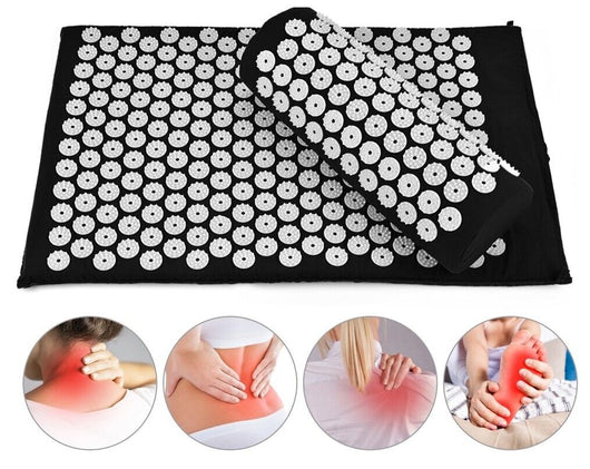 Tappetino agopressione agopuntura tappeto chiodato fitness yoga 60 x 40CM