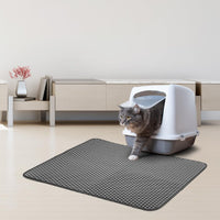 Tappetino per lettiera gatti, 30x45, Fori Grandi Antiscivolo Colore Casuale 244