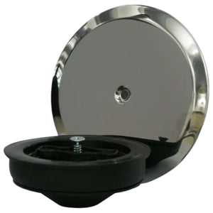 Tappo per scarico WC ad ESPANSIONE Inox diametro 100 sifone a pavimento pozzetto