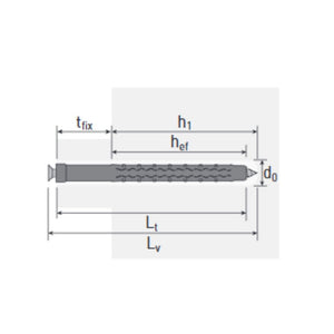 Tassello KSA08100 espansione a nodo Ø8X100 vite torx Made in Italy