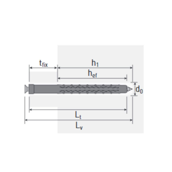 Tassello KSA08100 espansione a nodo Ø8X100 vite torx Made in Italy