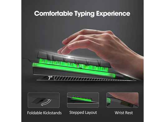 Tastiera Gaming Keyboard Layout Italiano USB per PC PS4 Laptop Retroilluminazione LED RGB