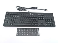 Tastiera HP KBAR211 Cablata USB Layout inglese Fornita di Labels ITALIANI con Tastierino Numerico Nuova Priva di Confezione Originale Lievi Segni da Trasporto