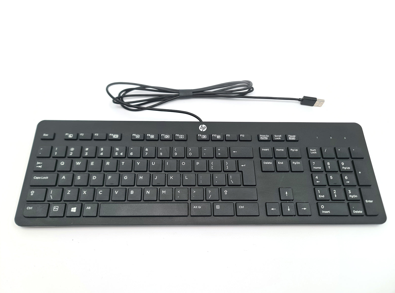 Tastiera HP KBAR211 Cablata USB Layout inglese Fornita di Labels ITALIANI con Tastierino Numerico Nuova Priva di Confezione Originale Lievi Segni da Trasporto