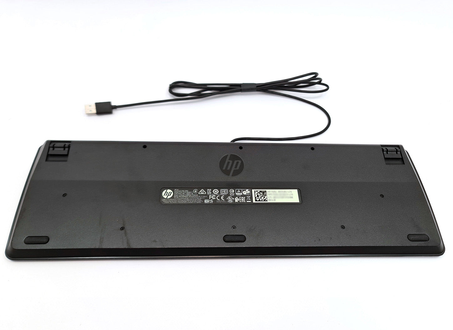 Tastiera HP KBAR211 Cablata USB Layout inglese Fornita di Labels ITALIANI con Tastierino Numerico Nuova Priva di Confezione Originale Lievi Segni da Trasporto