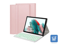 Tastiera wireless magnetica con cover portatile per samsung galaxy A8 layout Francese qwerty