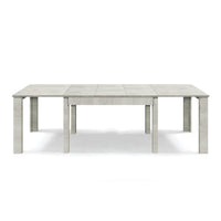 Tavolo allungabile da pranzo 130x90 fino a 250 cm Olmo Gesso modello BRIO MADE IN ITALY design moderno ideale per cucina, soggiorno e sala da pranzo