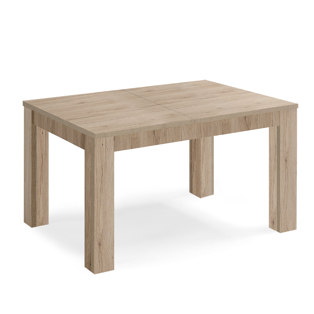 Tavolo allungabile da pranzo 130x90 fino a 250 cm Rovere Derbymodello BRIO MADE IN ITALY design moderno ideale per cucina, soggiorno e sala da pranzo