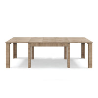 Tavolo allungabile da pranzo 130x90 fino a 250 cm Rovere Derbymodello BRIO MADE IN ITALY design moderno ideale per cucina, soggiorno e sala da pranzo