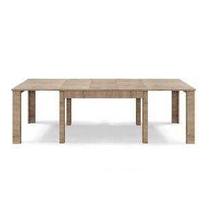 Tavolo allungabile da pranzo 130x90 fino a 250 cm Rovere Derbymodello BRIO MADE IN ITALY design moderno ideale per cucina, soggiorno e sala da pranzo