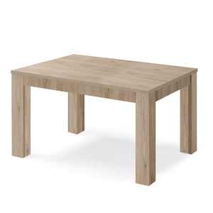 Tavolo allungabile da pranzo 130x90 fino a 250 cm Rovere Derbymodello BRIO MADE IN ITALY design moderno ideale per cucina, soggiorno e sala da pranzo