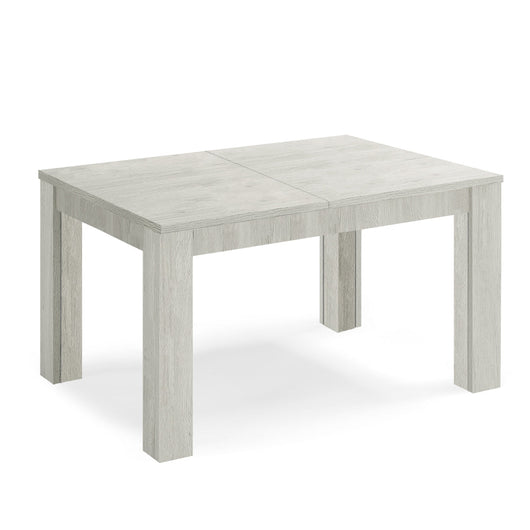 Tavolo allungabile da pranzo 160x90 fino a 320 cm Olmo Gesso modello BRIO MADE IN ITALY design moderno ideale per cucina, soggiorno e sala da pranzo
