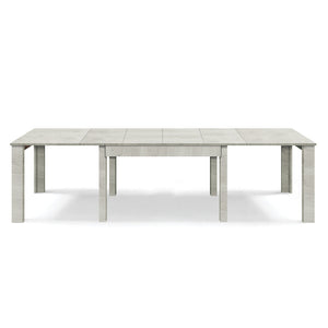 Tavolo allungabile da pranzo 160x90 fino a 320 cm Olmo Gesso modello BRIO MADE IN ITALY design moderno ideale per cucina, soggiorno e sala da pranzo