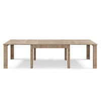 Tavolo allungabile da pranzo 160x90 fino a 320 cm Rovere Derby modello BRIO MADE IN ITALY design moderno ideale per cucina, soggiorno e sala da pranzo