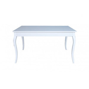 Tavolo Liberty allungabile 140x85 bianco frassinato