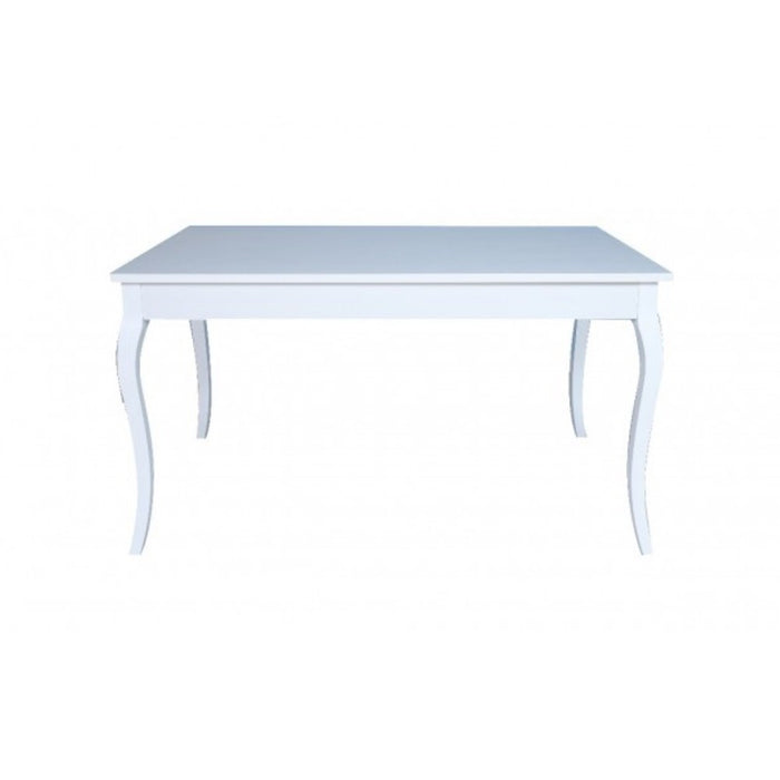 Tavolo Liberty allungabile 140x85 bianco frassinato