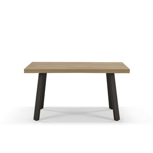 Tavolo allungabile da pranzo145x85 modello MIRO’ fino a 195 CM per sala da pranzo, cucina e soggiorno, design moderno con top in melaminico, colore Noce