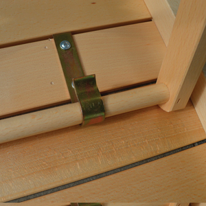 Tavolo pieghevole in legno 60×90cm uso interno ed esterno, salvaspazio Tomaino