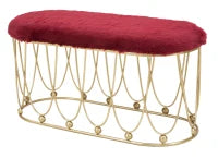 Panca Amelie Bordeaux Cm 91.5X40.5X46