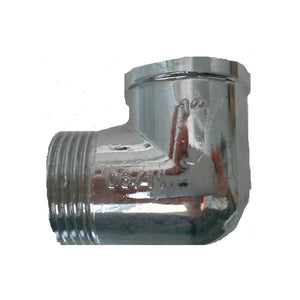 Raccorderia raccordo a gomito 90 gradi ottone giallo cromato m f alta qualità *** misura giallo 1/2'f x 1/2'f, confe...