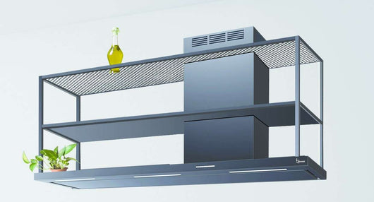 CAPPA ELEA PARETE cm150x50 camino Destro -Inox - 800 m3/h