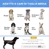 Cuccia Lettino per Cani Rialzato Pieghevole per Interno ed Esterno in Metallo e Tessuto Oxford, 76x61x18 cm, Blu