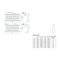Scolapiatti Colapiatti In Metallo Verniciato Grigio Compelto Di Staffe Di Montaggio Telaio E Vaschetta In Acciaio Inox Per Pensili Da 80Cm Lunghezza 76Cm