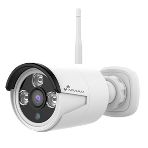 Telecamera Bullet WiFi Nivian Compatibile NV-KIT830W-4CAM 3 Mpx