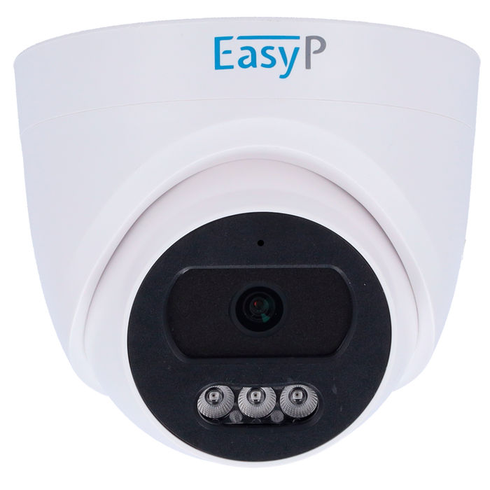 Telecamera Dome Turret IP 2MP POE EASY-P 2 Mpx Microfono Audio