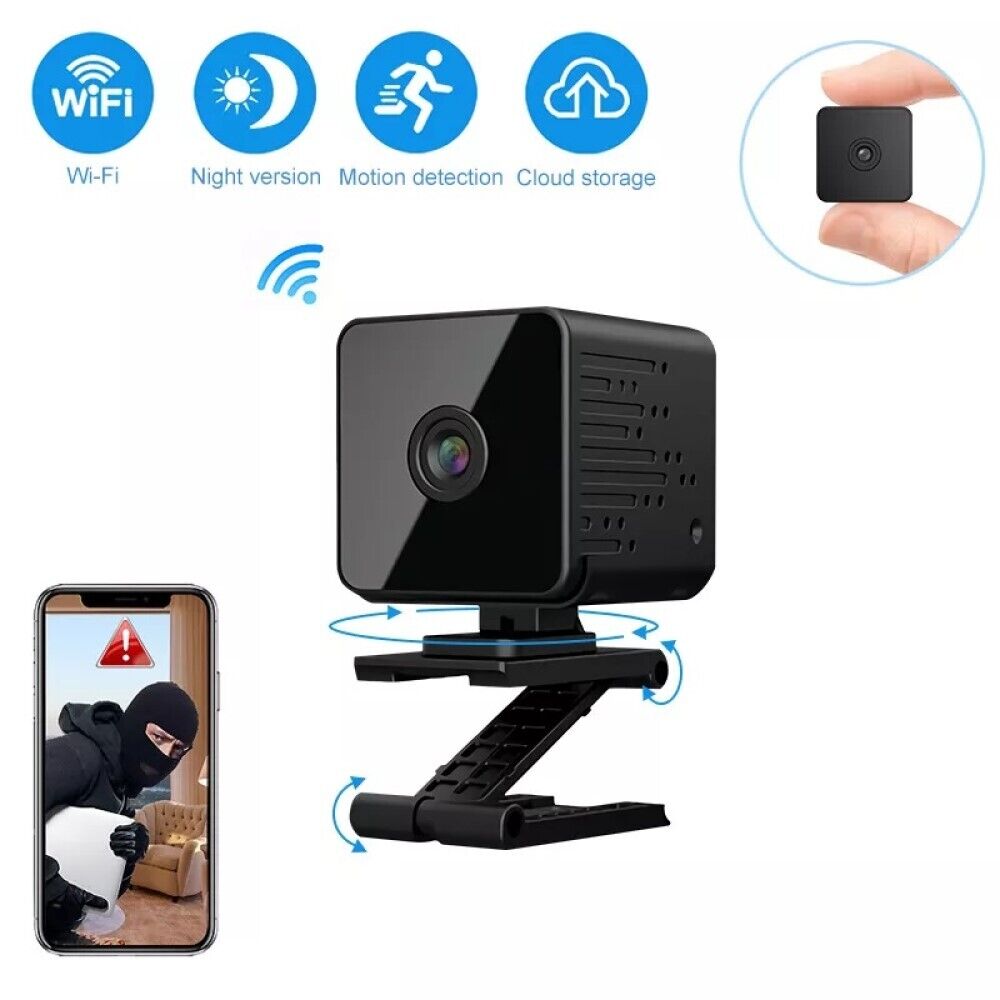 Telecamera Spia Microcamera IP WiFi Nascosta HD Micro Camera Mini Spy Cam 37248