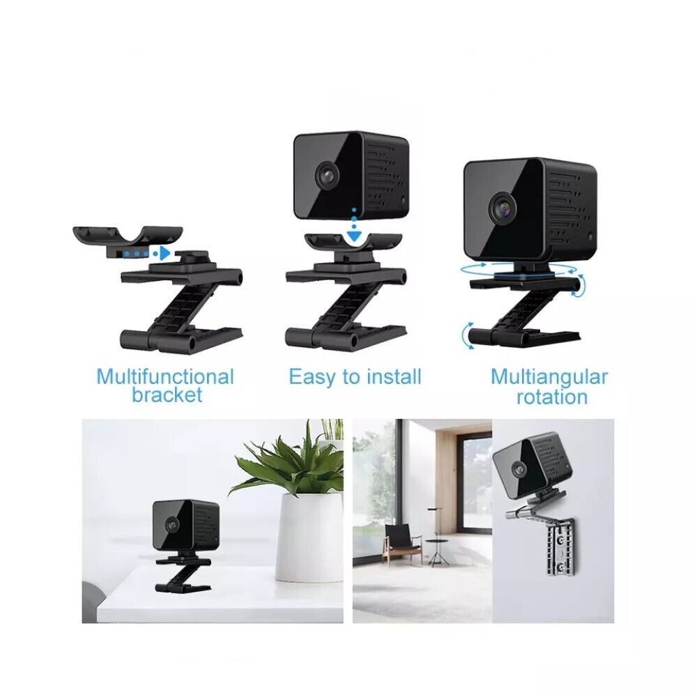 Telecamera Spia Microcamera IP WiFi Nascosta HD Micro Camera Mini Spy Cam 37248