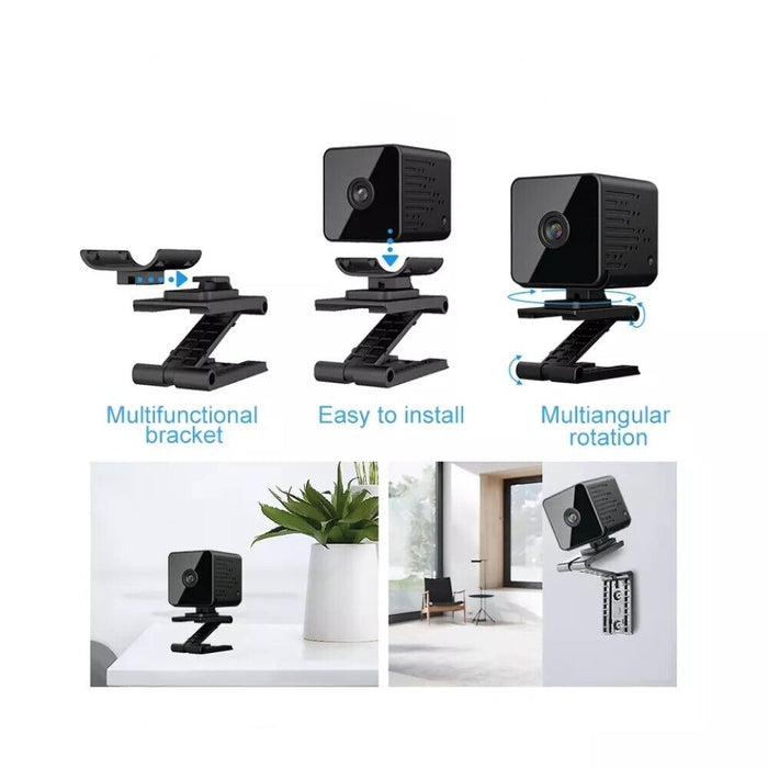 Telecamera Spia Microcamera IP WiFi Nascosta HD Micro Camera Mini Spy Cam 37248