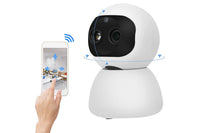 Telecamera Videosorveglianza Panoramica Intelligente Doppio Obbiettivo Zoom 1080P