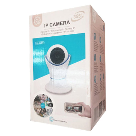 Telecamera Wi-Fi Interno 2MP Full HD 355 gradi con Zoom Ottico Videocamera Sorveglianza con Sensore di Movimento Audio Bidirezionale