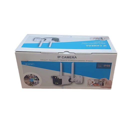 Telecamera WiFi da Interno Esterno Video Sorveglianza Bullet di Sicurezza 3MP Full HD 2304x1296p IP66 Impermeabile 90 gradi