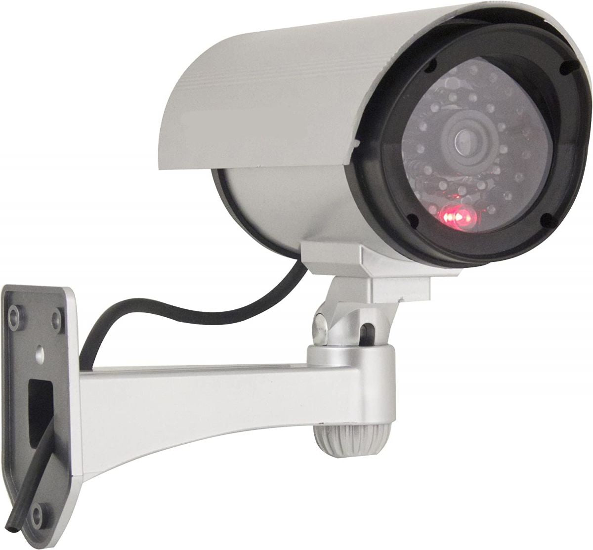Telecamera finta Bullet CCTV con led lampeggiante videosorveglianza