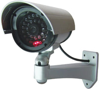 Telecamera finta Bullet CCTV con led lampeggiante videosorveglianza