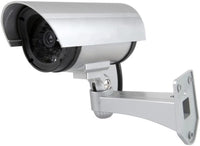 Telecamera finta Bullet CCTV con led lampeggiante videosorveglianza
