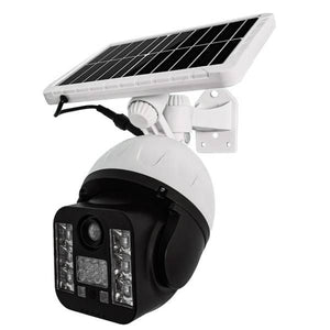 Telecamera finta Pannello Solare Con Sensore di movimento 60w 30 led Esterna