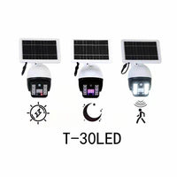 Telecamera finta Pannello Solare Con Sensore di movimento 60w 30 led Esterna