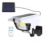 Telecamera finta pannello solare sensore di movimento faretto LED SMD JLP-2176A