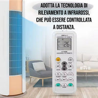 Telecomando Universale Condizionatori 1000 in 1 LCD Compatibile Programmabile