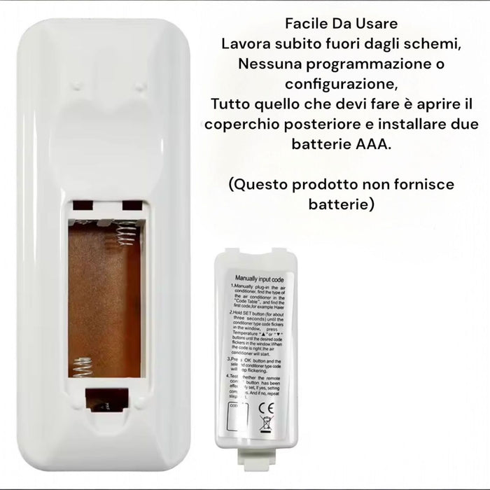 Telecomando Universale Condizionatori 1000 in 1 LCD Compatibile Programmabile